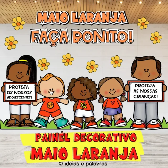 Painel Maio laranja
