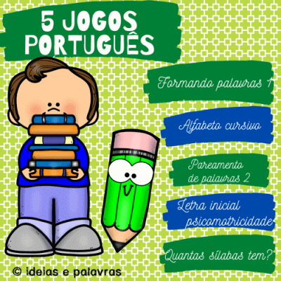 5 Jogos Pedagógicos Português para Atividades de Alfabetização e