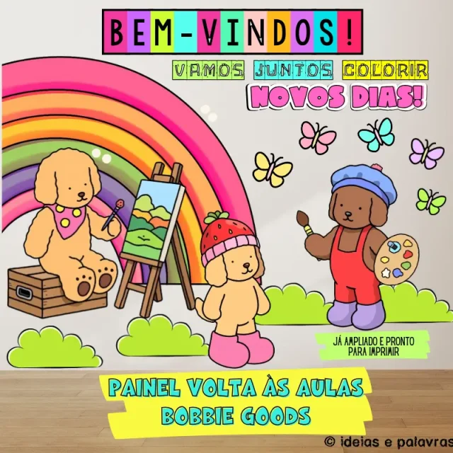 Painel Volta às Aulas Bobbie Goods