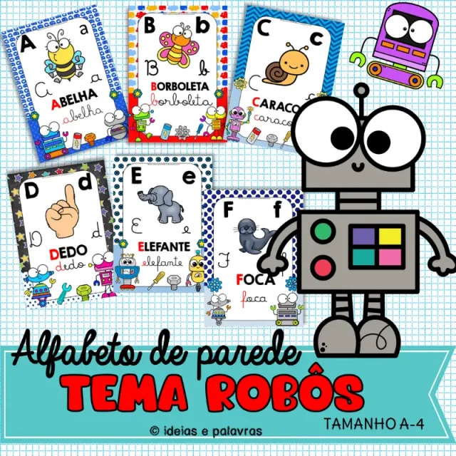 alfabeto de parede