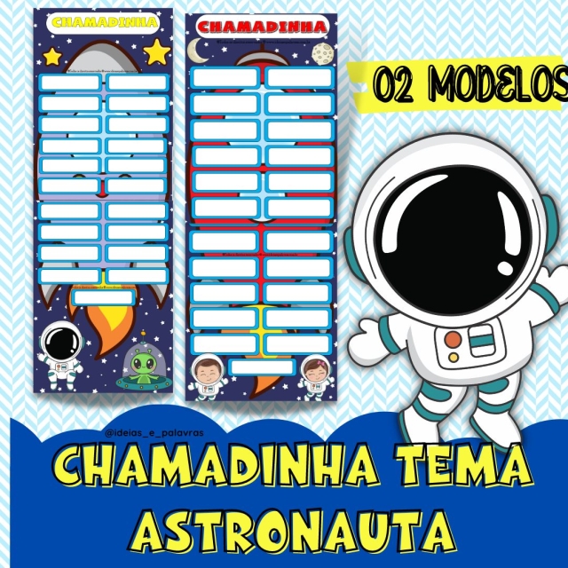 Chamadinha Tema Astronauta