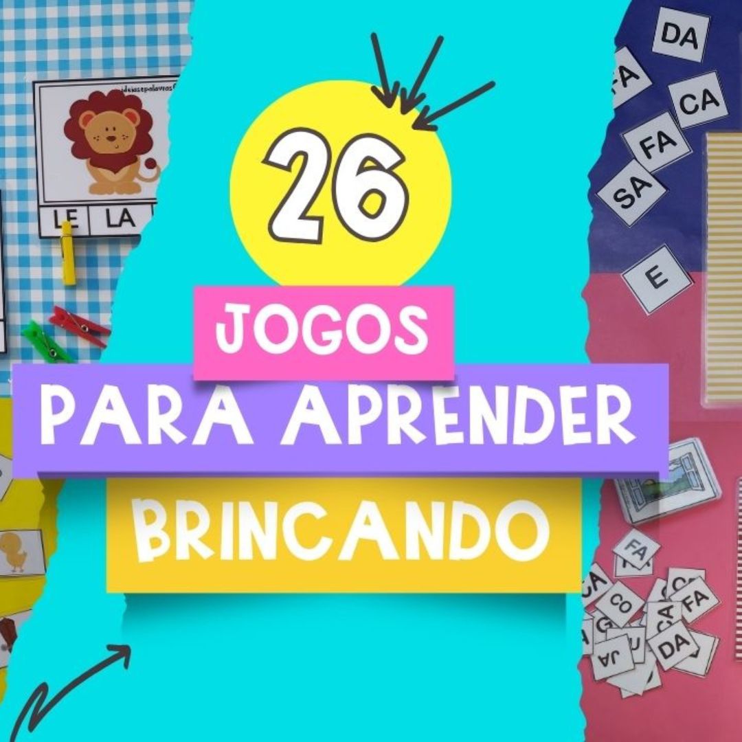 Transforme a Aprendizagem com Estes 26 Jogos Pedagógicos para Alfabetização Infantil | 18 Português + 8 Matemática!