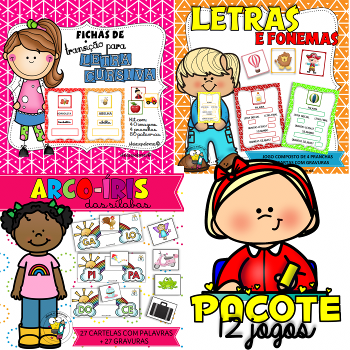 5 Jogos Pedagógicos Português para Atividades de Alfabetização e Letramento