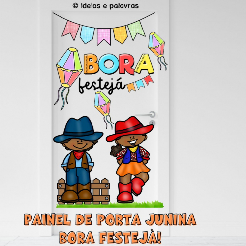 Painel de Porta Junina Bora Festeja!