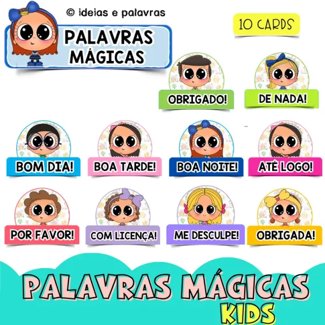 Painel Palavrinhas Mágicas