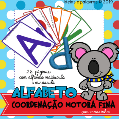 Alfabeto Coordenação Motora Fina