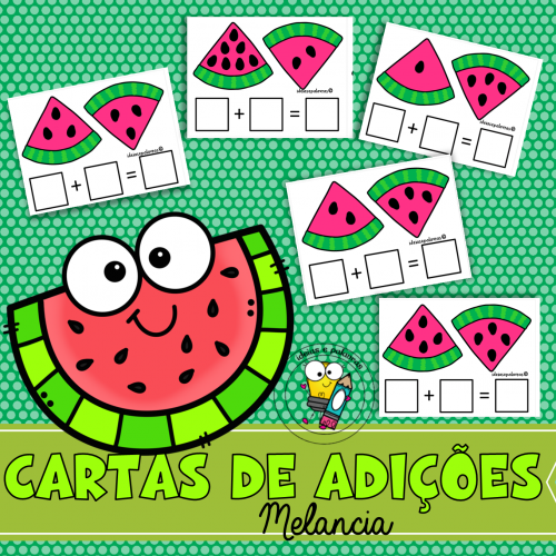 16 Cartas de Adição Cenouras, Jogo Pedagógico para Atividades de  Alfabetização Matemática, Ideias e Palavras