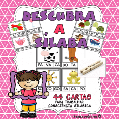 Dado Silábico - Jogo Pedagógico, Jogos Pedagogicos