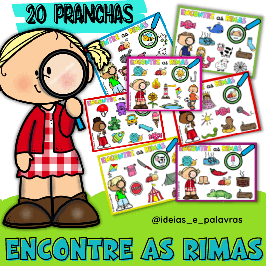 Desenhos educativos em português, rimas infantil