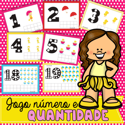 Jogo Educativo da Memória de Números e Quantidades Infantil