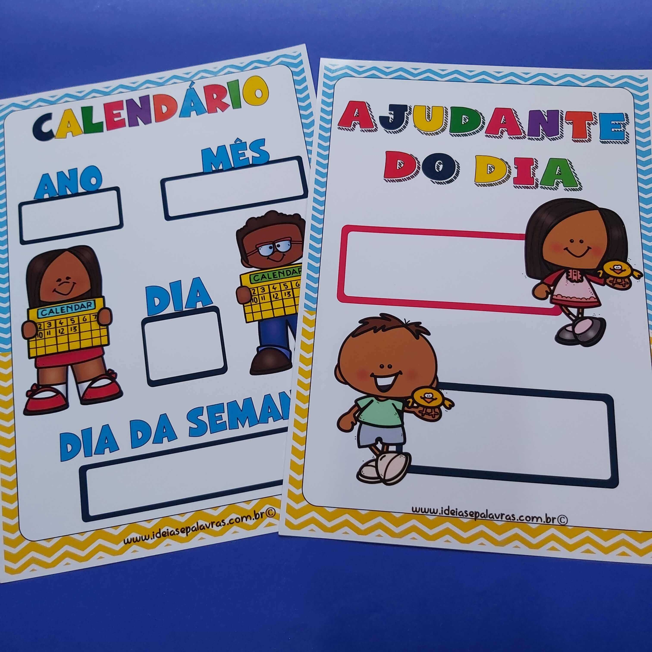 Decoração Sala De Aula Dias Da Semana/meses Do Ano Em Inglês