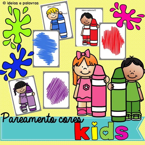 Jogo das Cores: Sequência de Cores para Educação Infantil 