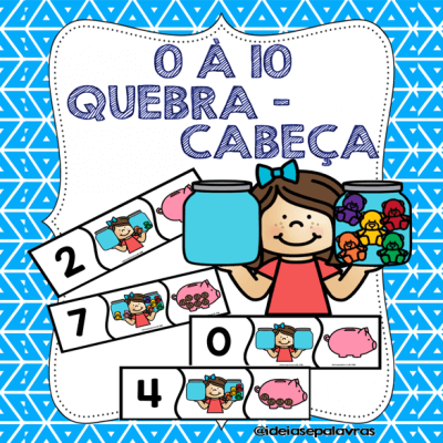 MATEMÁTICA: QUEBRA-CABEÇA SEQUÊNCIA NUMÉRICA