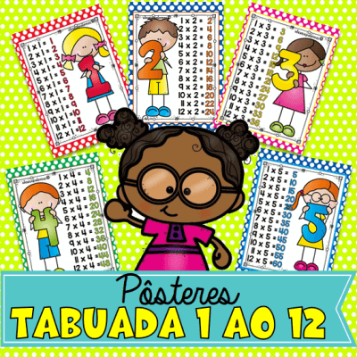 Pôsteres de Tabuadas Adição de 1 a 12 (professor feito)