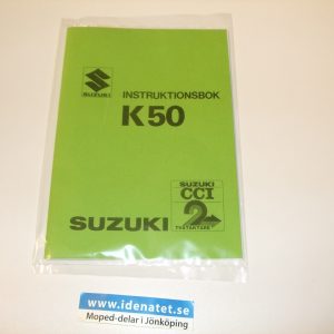 Instruktionsbok Suzuki K50 1978-79