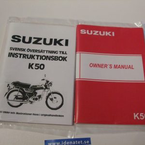 Instruktionsbok/owners manual nyare Suzuki K50