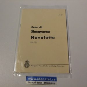 Reservdels katalog till Husqvarna Novolette 1954