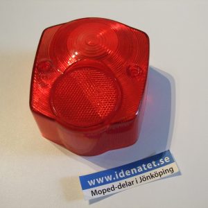 Baklamps glas Suzuki K50 helrött (ej nr-skylts belysning)