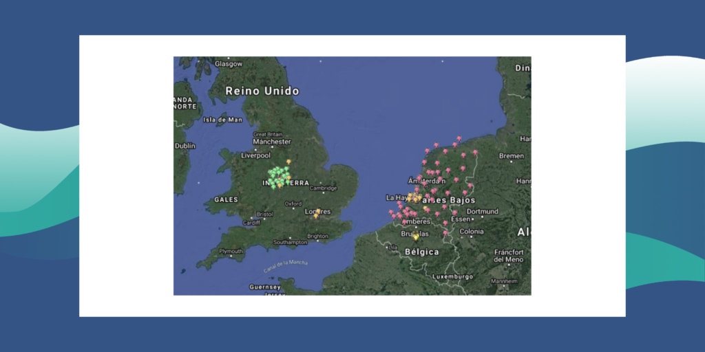 mapa reino unido y países bajos_ciencia ciudadana_alerta inundaciones