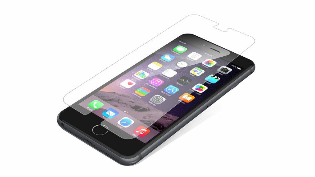 A clear screen protector for the iphone 6.