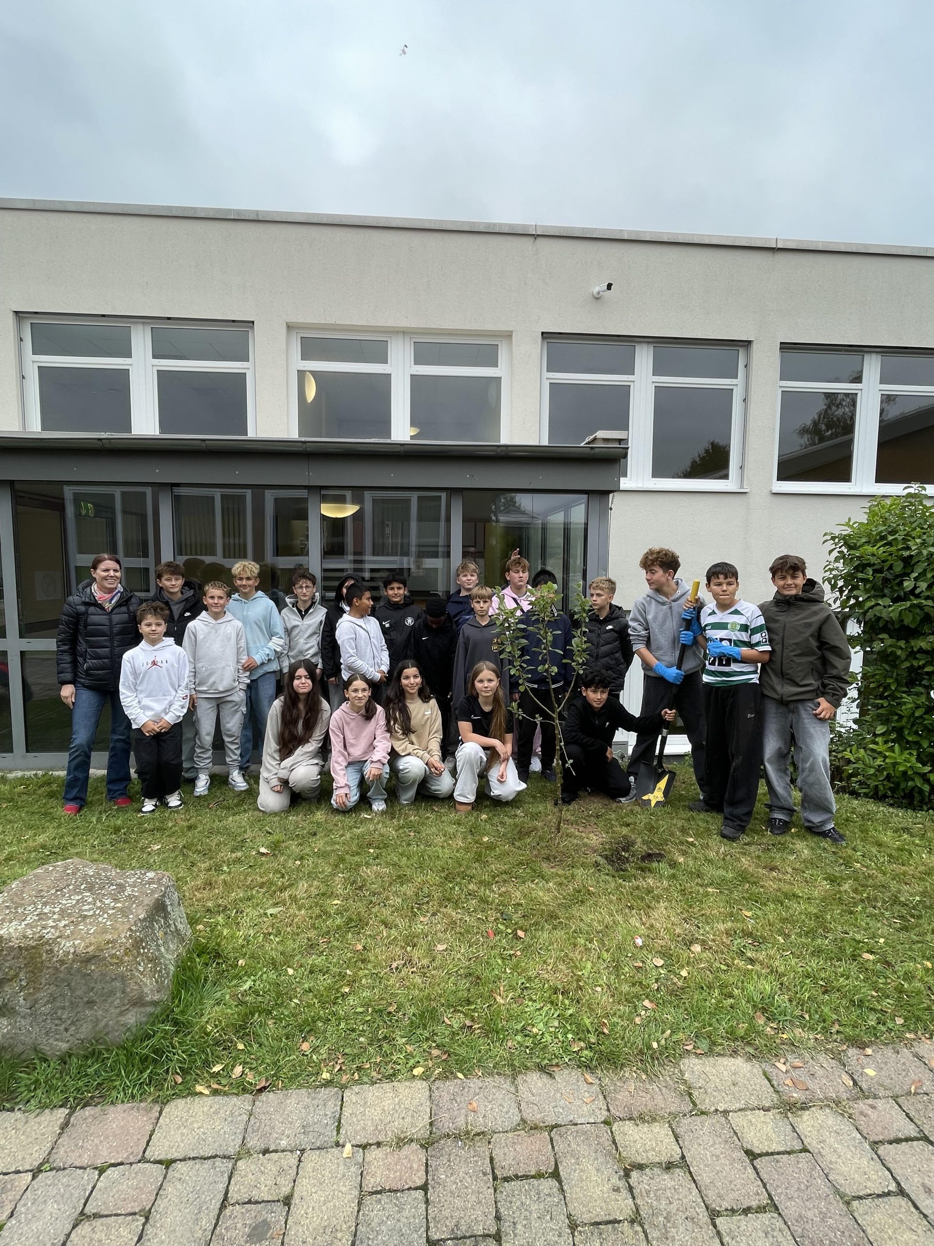 Apfelbaum-Challenge der Klasse 7f