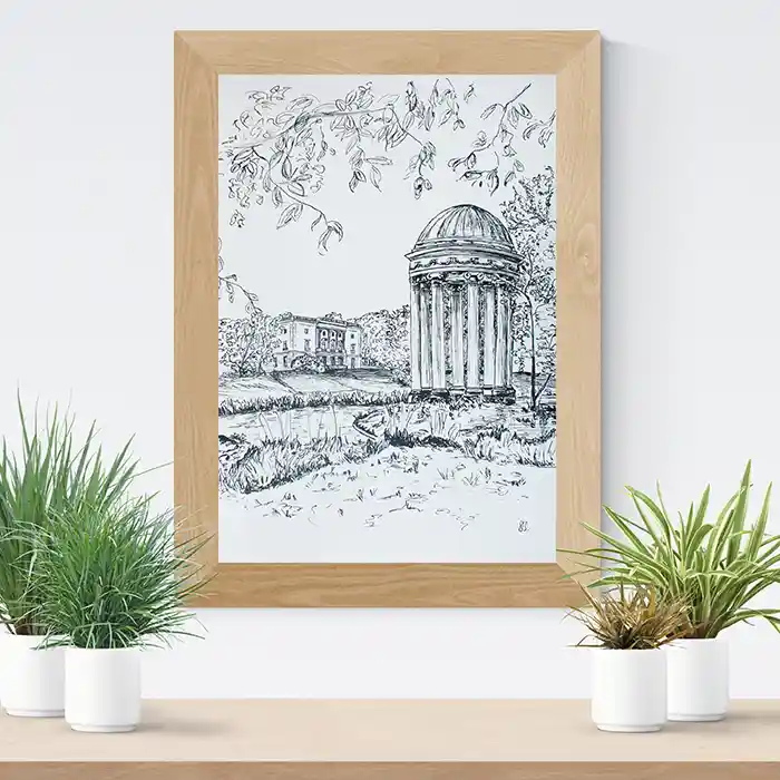 Kunstdruck Agra-Park | A4 & A3