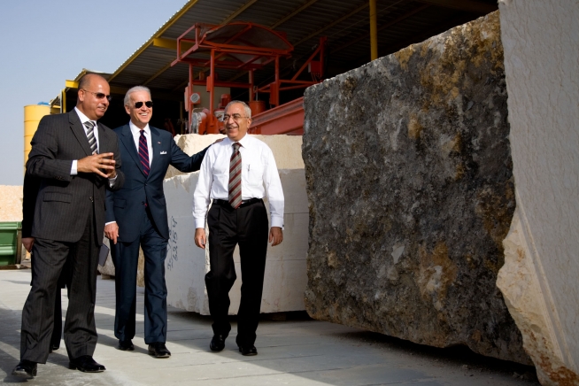 Joe Biden in Betlehem i 2010