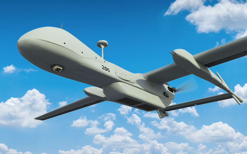 WASP montert på dronen Heron UAV.