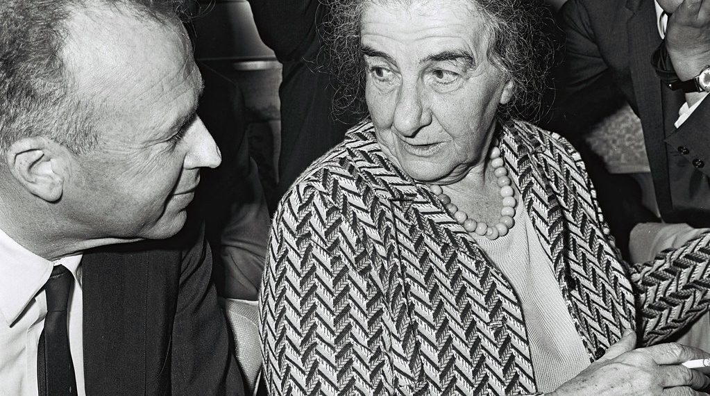 Golda Meir og Yitzak Rabin (foto: Milner Moshe, Government Press Office, i Flickr).