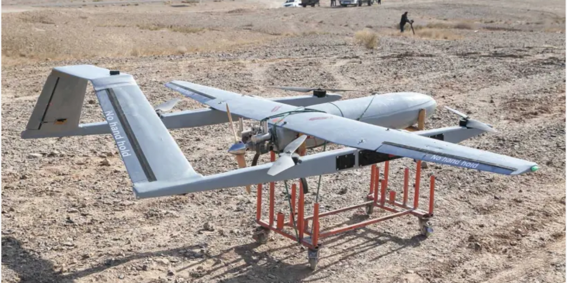 De iranske dronene får stadig større rekkevidde. Foto: Den iranske hæren