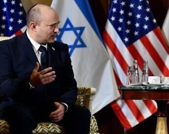Statsminister Naftali Bennett møtte president Joe Biden fredag i Det hvite hus. Foto: GPO