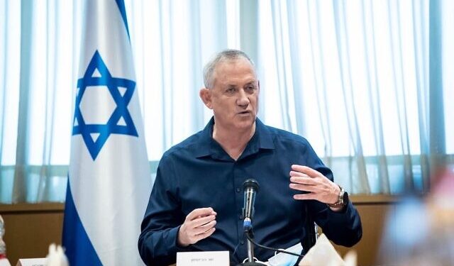 Israels forsvarsminister Benny Gantz. Foto: GPO