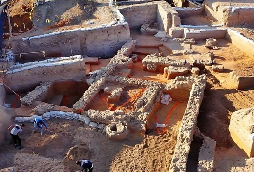 Pågående arkeologiske utgravinger i Yavne. Foto: Yaniv Berman, Israel Antiquities Authority.