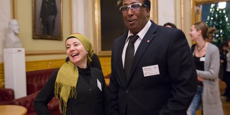 Abdullahi Mohamed Alason (til høyre). Foto: https://www.flickr.com/photos/stortinget/23535245780.