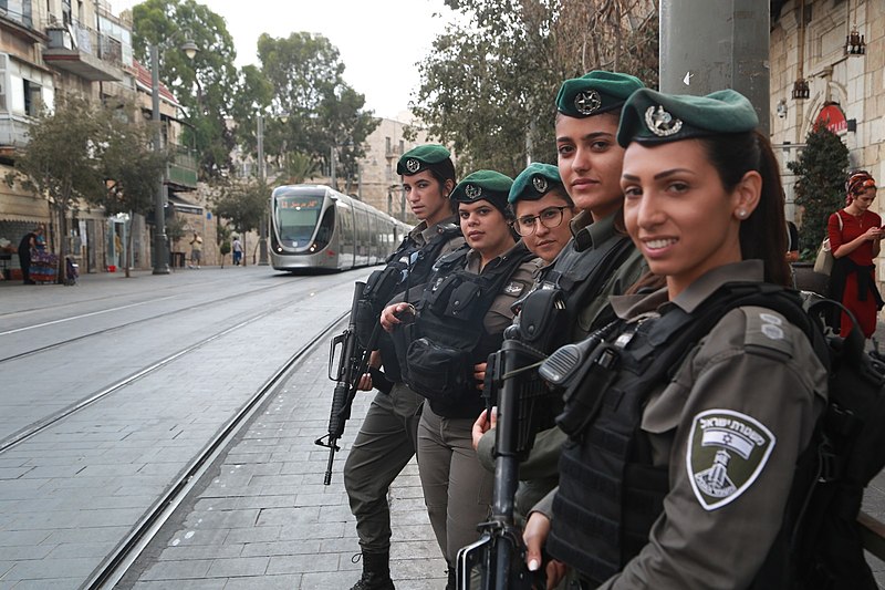 Israelsk grensepoliti i Jerusalem. Foto: