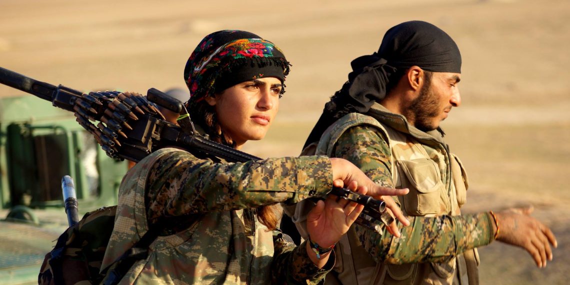 Kurdiske soldater i den kurdiske regionen i Nord-Irak. Foto: Kurdishstruggle - https://www.flickr.com/photos/kurdishstruggle/22341816374.