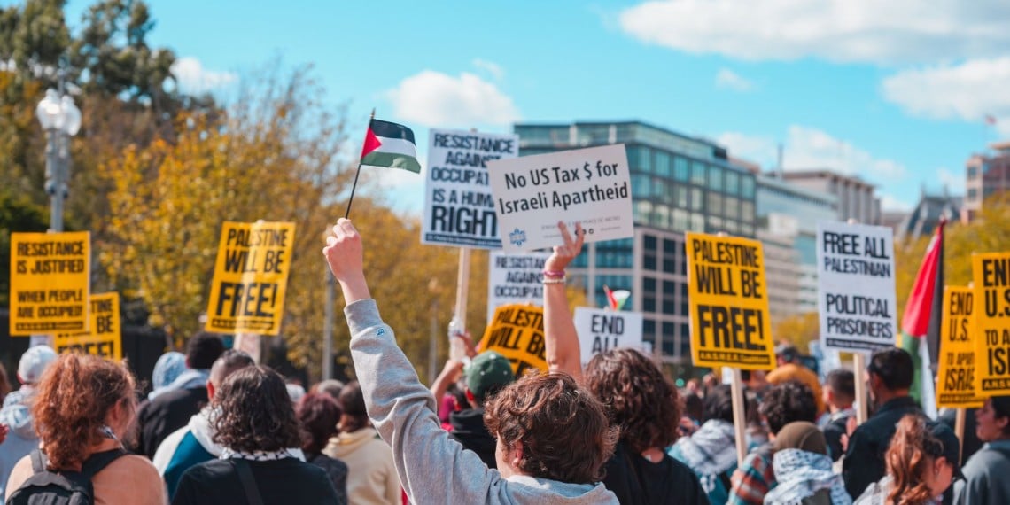 Pro-palestinsk demo i Washington 8. oktober 2023. Foto: Ted Eytan, CC BY-SA 4.0 DEED