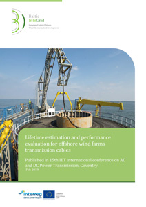 Cover Lifetime estimation and performance evaluation for offshore wind farms transmission cables