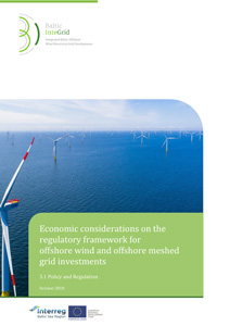Cover Economic considerations on the regulatory framework for offshore wind and offshore meshed grid investments