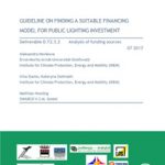Cover Guideline on finding a suitable financing model for public lighting investment: Deliverable D.T2.3.2 Analysis of funding sources
