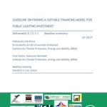 Cover Guidelines on finding a suitable financing model for public lighting investment – Baseline Inventory