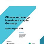 Cover Climate and energy investment map in Germany – Status report 2016
