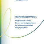 Cover Möglichkeiten für den Einsatz von Energiespeichern bei genossenschaftlichen Energieprojekten