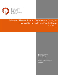 Cover Drivers of Thermal Retrofit Decisions – A Survey of German Single- and Two-Family Houses