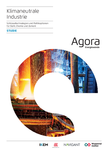 Cover Klimaneutrale Industrie: Juristische Kurzbewertung der Politikoptionen