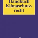 Cover Handbuch Klimaschutzrecht