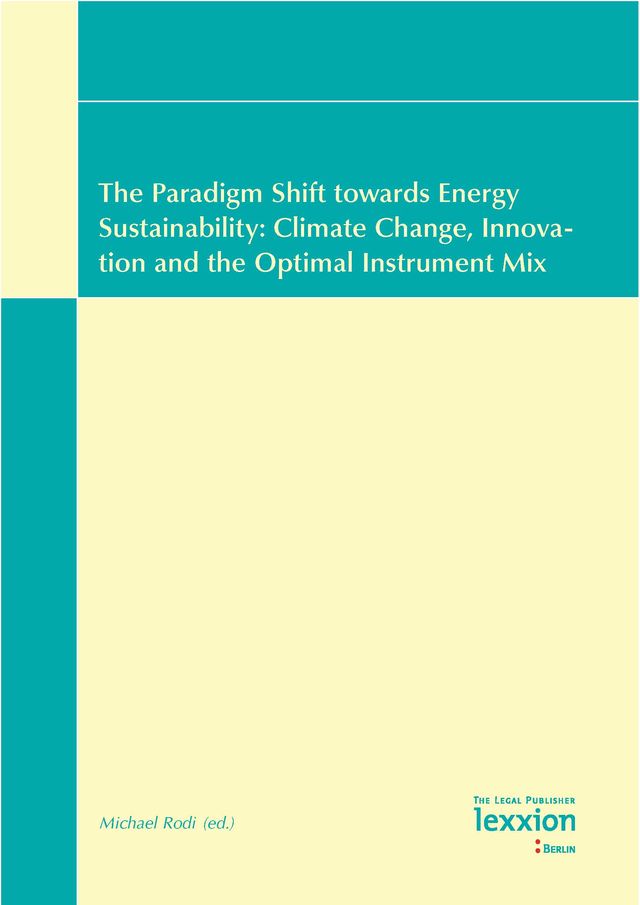 Cover The Paradigm Shift towards Energy Sustainability: Climate Change