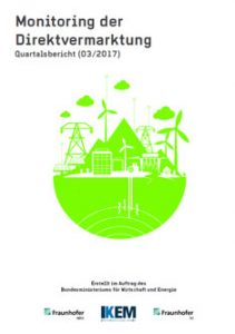 Cover Monitoring der Direktvermarktung von Strom aus Erneuerbaren Energien. Quartalsbericht (03/2017).