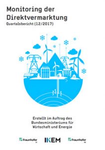 Cover Monitoring der Direktvermarktung von Strom aus Erneuerbaren Energien. Quartalsbericht (12/2017)