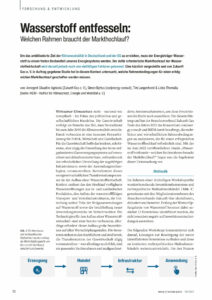 Cover des Artikels Wasserstoff entfesseln